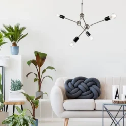 Lamkur Hängelampe Pendelleuchte Edelstahl Metall Esszimmer< Hängelampen|Esszimmer Lampen