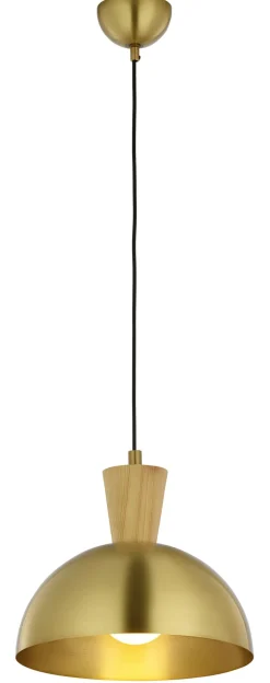 Retro Lampen|Wohnzimmerlampen*Jupiter Hängelampe Retro in Messing dekorativ E27 wohnlich