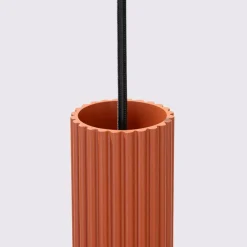 Hängelampen|Wohnzimmerlampen*Sollux Hängelampe Rot 2-flammig B: 30 cm schmal H: max. 90 cm GU10