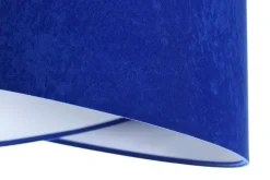 Hängelampen|Bürolampen*BPS Koncept Hängelampe rund Ø 50 cm E27 Weiß Kobaltblau rund