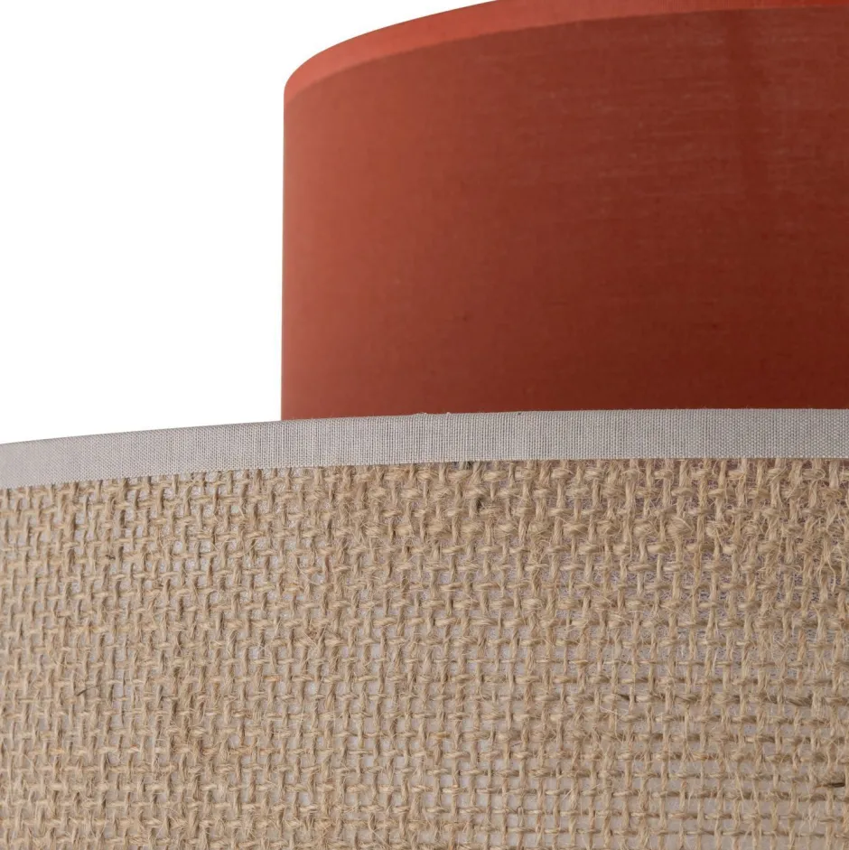 Wohnzimmerlampen|Stofflampen*TK Lighting Hängelampe rund Ø 20 cm H: max. 170 cm E27 Jute Stoff