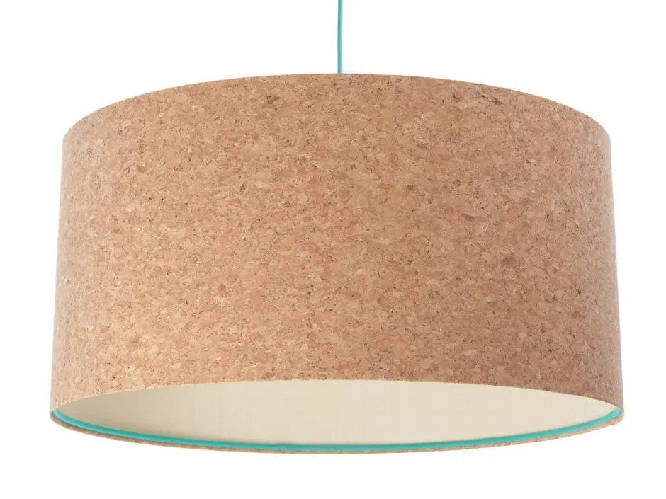 BPS Koncept Hängelampe rund Ø 40 cm Kork Modern E27 Boho Style< Hängelampen|Moderne Lampen