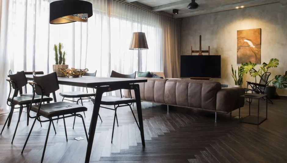 BPS Koncept Hängelampe rund D: 50 cm E27 Stoffschirm Schwarz Bunt Gold< Hängelampen|Bürolampen