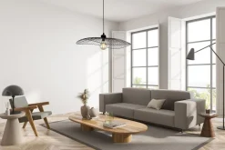 Searchlight Hängelampe Schwarz E27 Ø 53 cm Metall Retro Design CARINA< Wohnzimmerlampen|Retro Lampen