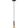 Searchlight Hängelampe Schwarz Gold GU10 D: 9 cm Metall Retro< Hängelampen|Wohnzimmerlampen