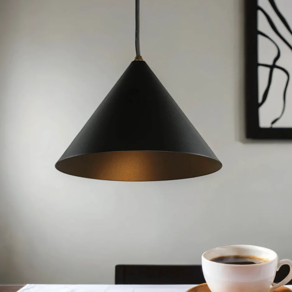 Wohnzimmerlampen|Metall Lampen*Nowodvorski Hängelampe Schwarz GU10 Ø 20,5 cm Metall Retro Design