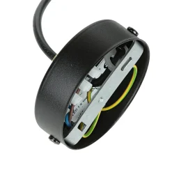 Hängelampen|Esszimmer Lampen*Emibig Hängelampe Schwarz innen Weiß Retro rund Esstisch