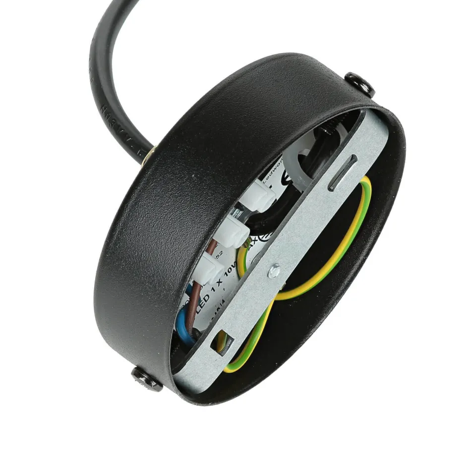 Hängelampen|Esszimmer Lampen*Emibig Hängelampe Schwarz innen Weiß Retro rund Esstisch