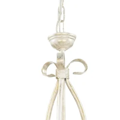 Lamkur Hängelampe Shabby Weiß Rustikal Esstisch Leuchte< Hängelampen|Esszimmer Lampen