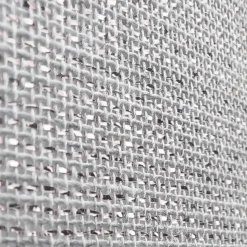 Schlafzimmer Lampen|Küchenlampen*Lamkur Hängelampe Stoff Metall in Silber E27 Ø 35 cm Landhaus