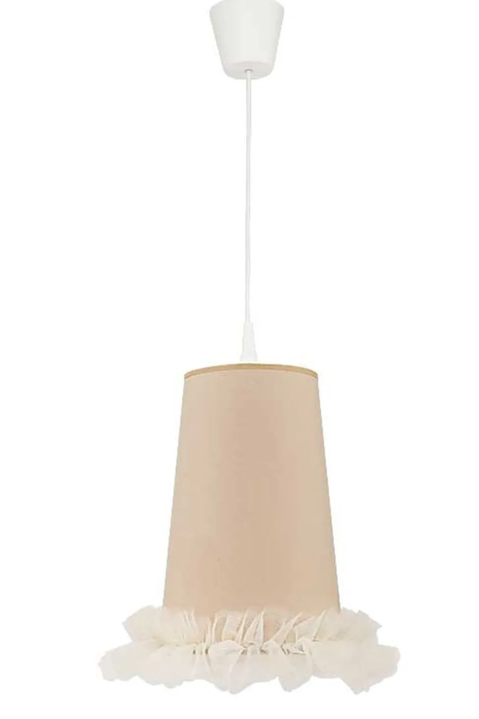 Duolla Hängelampe Stoff Schirm Mädchen Kinder Leuchte<Kinder Kinderzimmerlampen|Kinderlampen