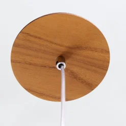 Hängelampen|Bürolampen*Elstead Hängelampe Teakholzfurnier B: 34,5 cm E27 modernes Design