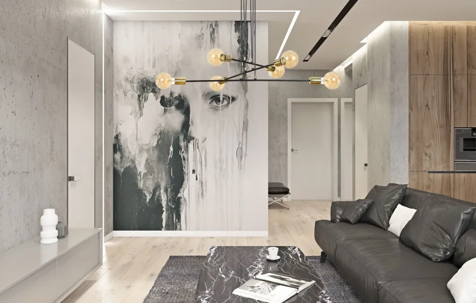 Hängelampen|Esszimmer Lampen*Emibig Hängelampe verstellbar Schwarz Retro 6x E27 Metall