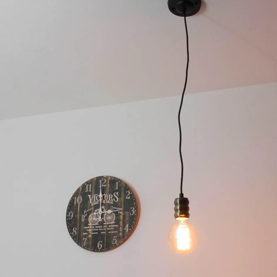 Hängelampen|Esszimmer Lampen*Easylight Hängelampe verstellbar Vintage E27 in Bronze