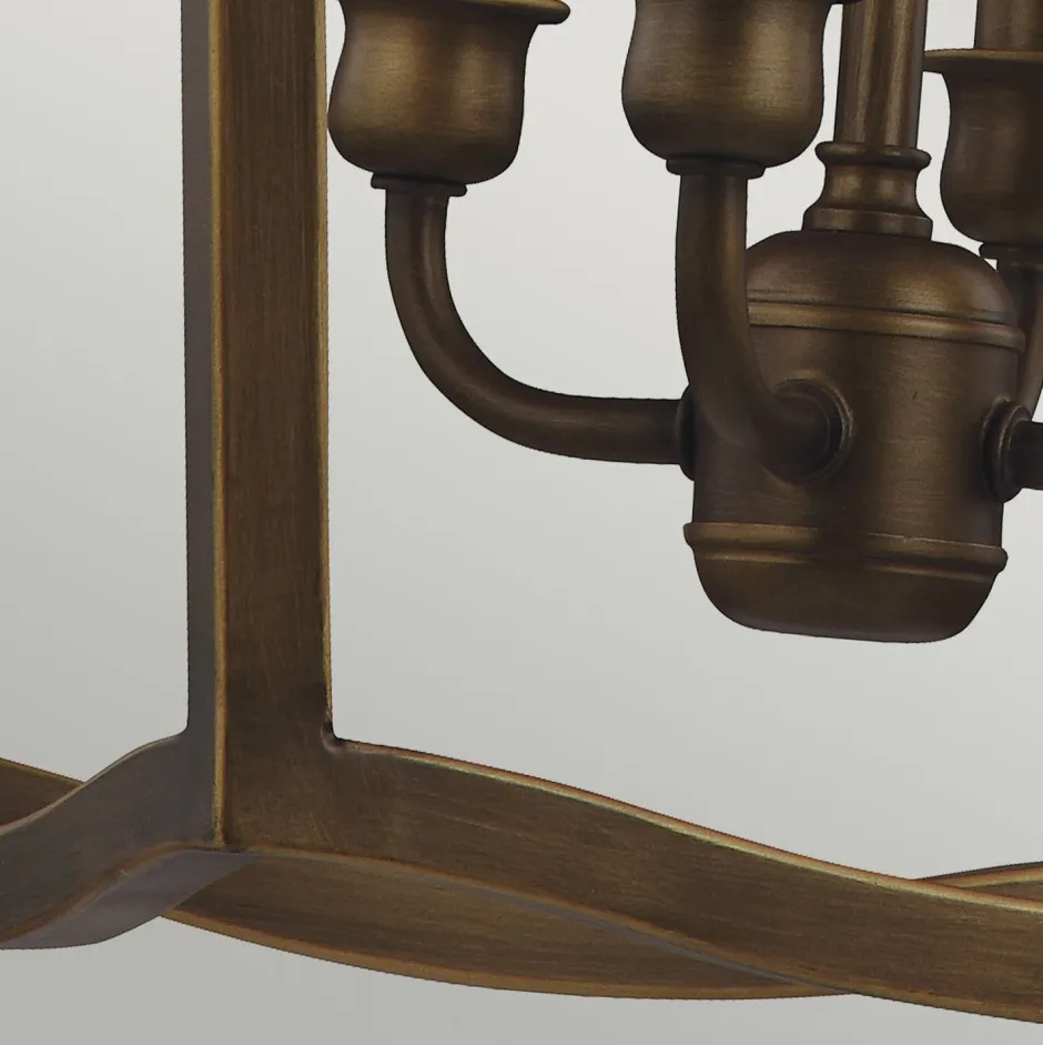 Elstead Hängelampe Vintage Rustikal in Messing antik NADICIA< Hängelampen|Vintage Lampen