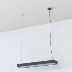 Nowodvorski Hängelampe warmweiß T8 LED 3000 K 2300 lm Aluminium B: 93,5 cm< Wohnzimmerlampen|Metall Lampen