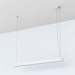 Hängelampen|Bürolampen*Nowodvorski Hängelampe Weiß 3000 K 3200 lm T8 LED verstellbar B: 125 cm