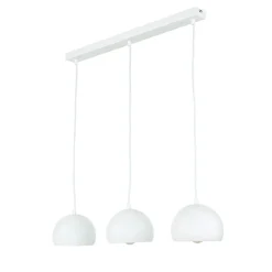 Hängelampen|Esszimmer Lampen*Luminex Hängelampe Weiß E27 Retro Design 3 flammig