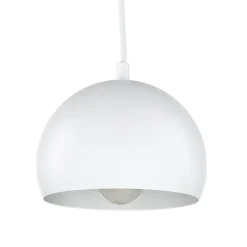 Hängelampen|Esszimmer Lampen*Luminex Hängelampe Weiß E27 Retro Design 3 flammig