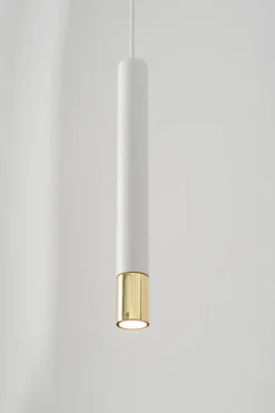 Sigma Hängelampe Weiß Gold Metall Modern Esstisch Küche< Moderne Lampen|Wohnzimmerlampen