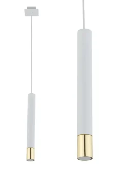 Sigma Hängelampe Weiß Gold Metall Modern Esstisch Küche< Moderne Lampen|Wohnzimmerlampen