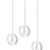 Sollux Hängelampe Weiß Metall 3-flammig verstellbar E27< Hängelampen|Esszimmer Lampen