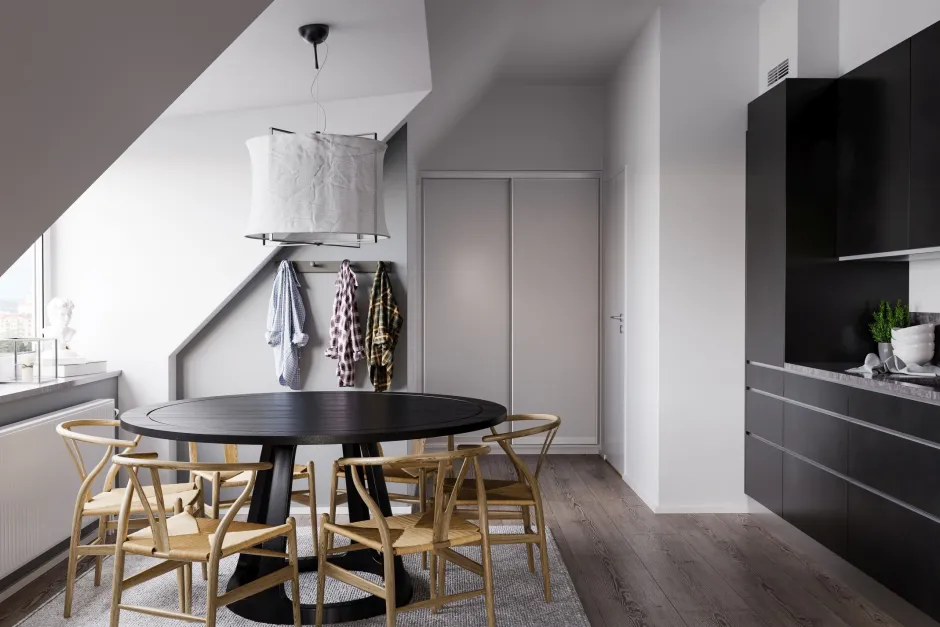 Hängelampen|Wohnzimmerlampen*By Rydéns Hängelampe Weiß Schwarz B: 61,5 cm Metall Stoff E27