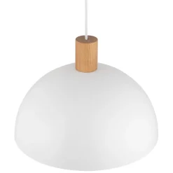 Skandinavische Lampen|Lampen Aus Aller Welt*TK Lighting Hängelampe Weiß Skandinavisch Metall Holz Ø 33,5 cm E27