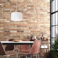 Lamkur Hängelampe Weiß Stoff Ø 35 cm verstellbar wohnlich Modern E27< Schlafzimmer Lampen|Küchenlampen