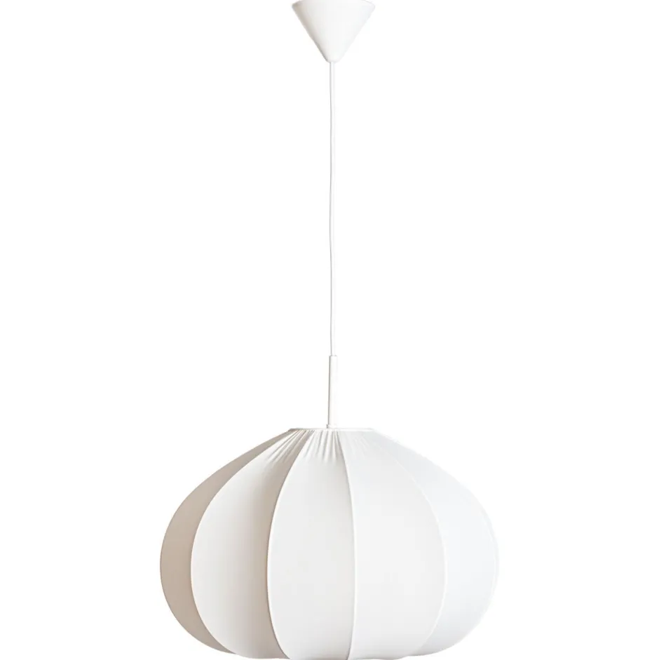 Hängelampen|Wohnzimmerlampen*By Rydéns Hängelampe Weiß Stoffschirm 50 cm breit H: max. 120 cm E27