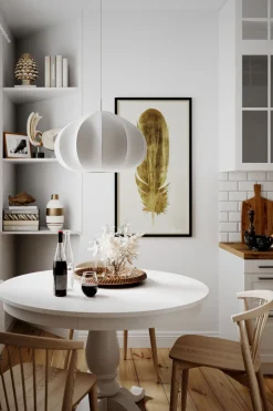 Hängelampen|Wohnzimmerlampen*By Rydéns Hängelampe Weiß Stoffschirm 50 cm breit H: max. 120 cm E27