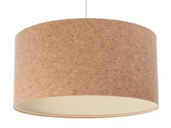 BPS Koncept Hängelampe Wohnzimmer Natur E27 Ø 50 cm Kork Modern< Hängelampen|Moderne Lampen