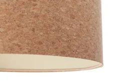 BPS Koncept Hängelampe Wohnzimmer Natur E27 Ø 50 cm Kork Modern< Hängelampen|Moderne Lampen