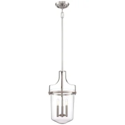 Elstead Hängeleuchte ALONSO in Nickel kürzbar Ø33cm Lampe< Hängelampen|Industrie Lampen