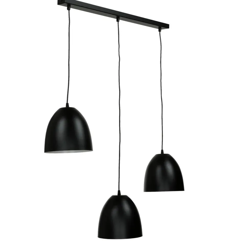 Emibig Hängeleuchte ANNIE Schwarz 3-flammig länglich< Hängelampen|Esszimmer Lampen