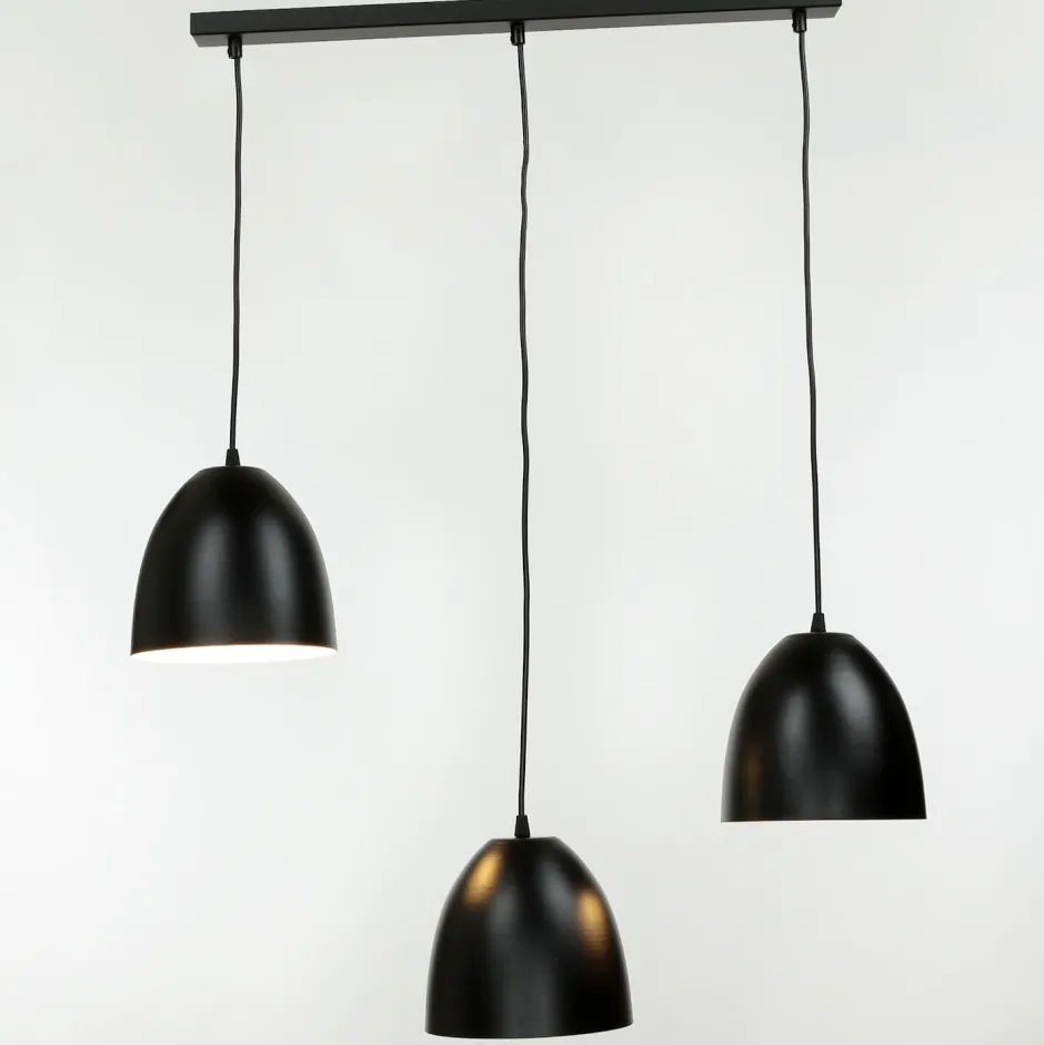 Emibig Hängeleuchte ANNIE Schwarz 3-flammig länglich< Hängelampen|Esszimmer Lampen