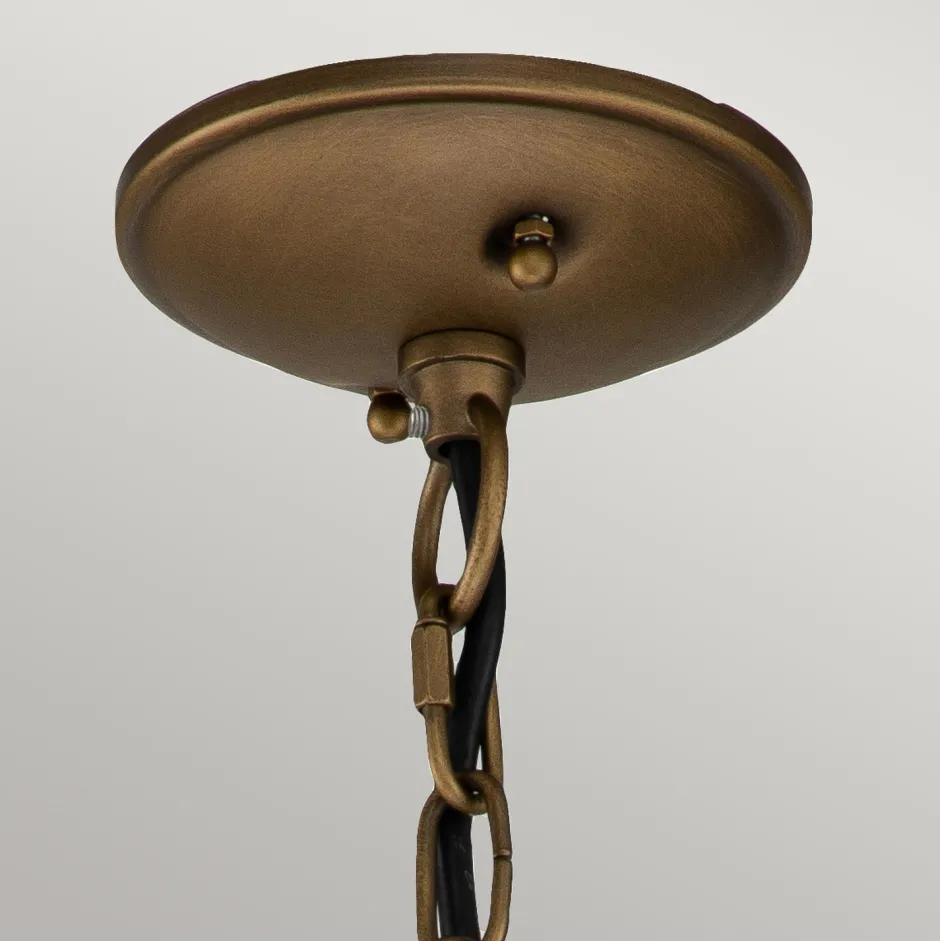 Gartenlaternen|Industrie Lampen*Elstead Hängeleuchte außen Aluminium Glas B: 17,8 cm rund IP44