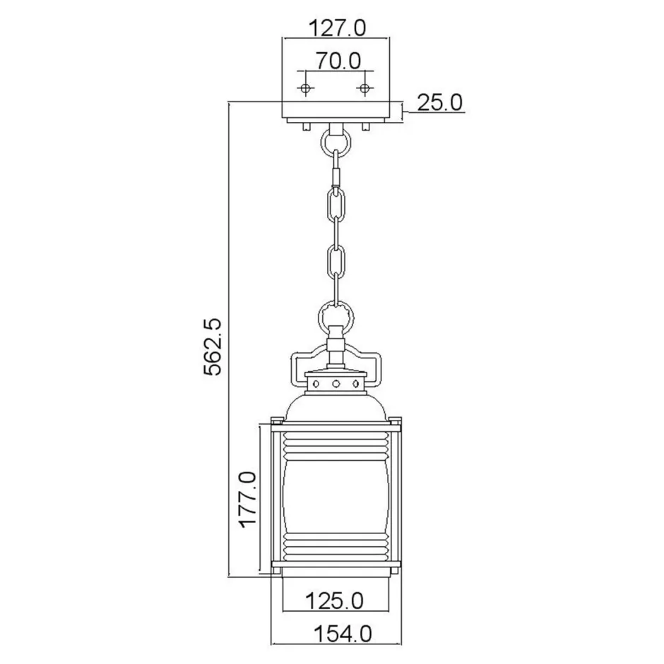 Gartenlaternen|Industrie Lampen*Elstead Hängeleuchte außen höhenverstellbar E27 IP44 Vintage