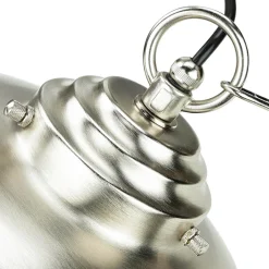 Metall Lampen|Messinglampen*Lido Hängeleuchte Außen Nickel Maritim IP54 Echt-Messing