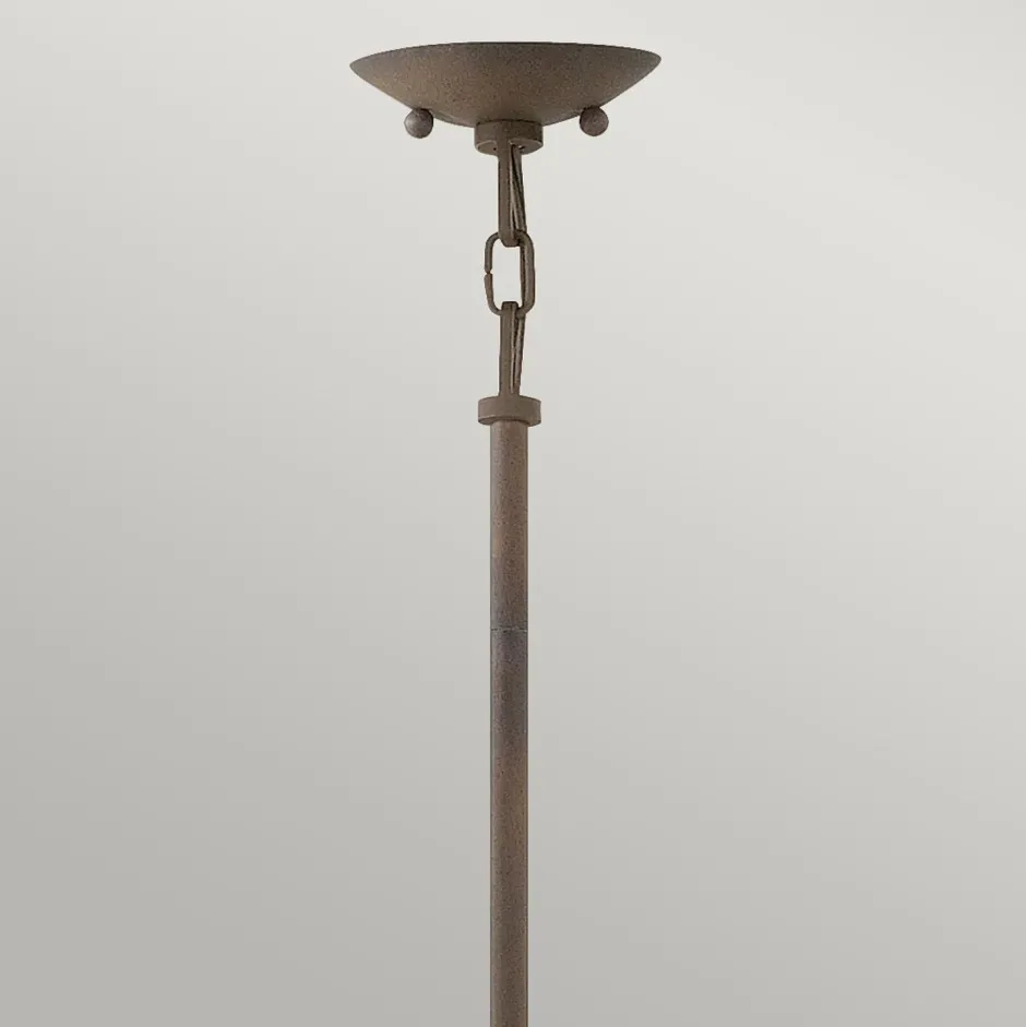 Elstead Hängeleuchte außen rund Ø 25,5 cm E27 IP44 in Eisen Antik< Industrie Lampen|Kugellampen