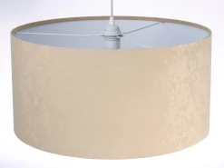 Hängelampen|Esszimmer Lampen*BPS Koncept Hängeleuchte AYLMER Beige Weiß Retro rund Esstisch