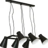 Luminex Hängeleuchte BEVAN in schwarz 6-flmg< Hängelampen|Esszimmer Lampen