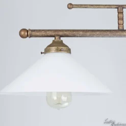 Hängelampen|Esszimmer Lampen*Giovanni Battista Hängeleuchte Bronze Antik 2-flmg Rustikal Premium