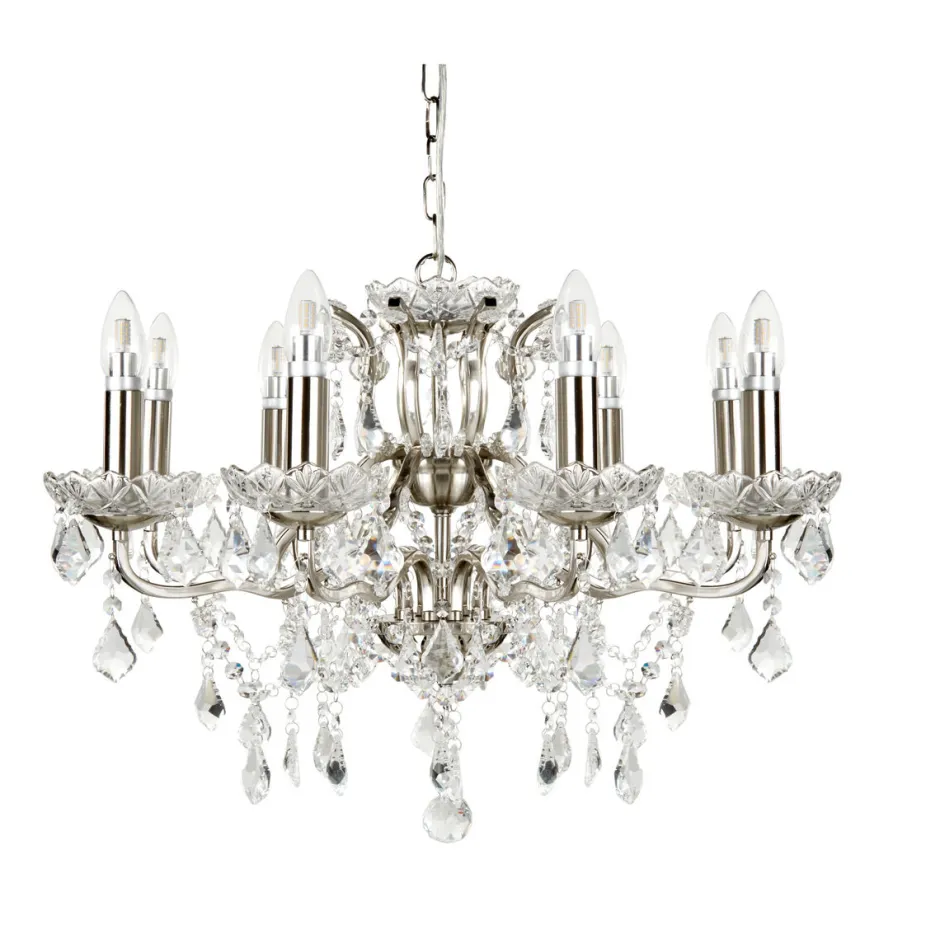 Kristalllampen|Wohnzimmerlampen*Searchlight Hängeleuchte Ø70cm 8-flmg