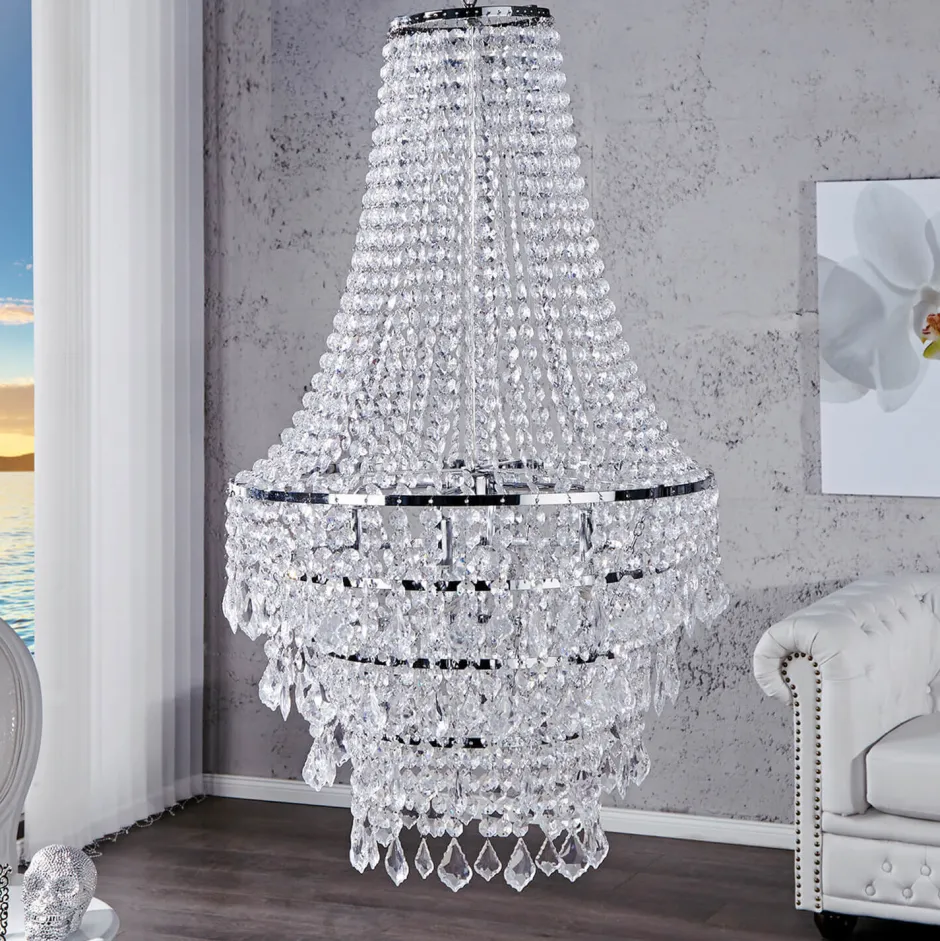 Invicta Interior Hängeleuchte E14 Barock imposant Kronleuchter< Hängelampen|Rustikale Lampen