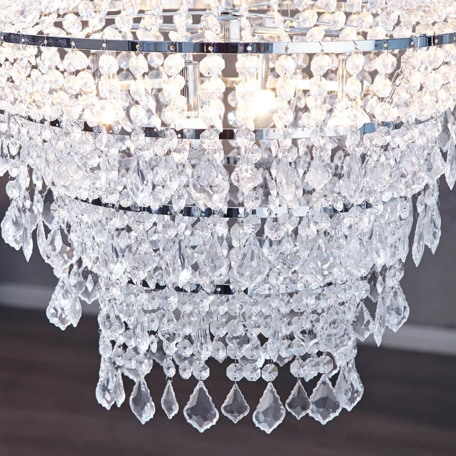 Invicta Interior Hängeleuchte E14 Barock imposant Kronleuchter< Hängelampen|Rustikale Lampen