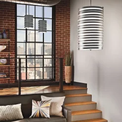 Küchenlampen|Moderne Lampen*Elstead Hängeleuchte E27 Ø27cm Metall Glas blendarm NAILA