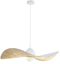Hängelampen|Moderne Lampen*Sigma Hängeleuchte E27 Weiß Gold Modern Esszimmer
