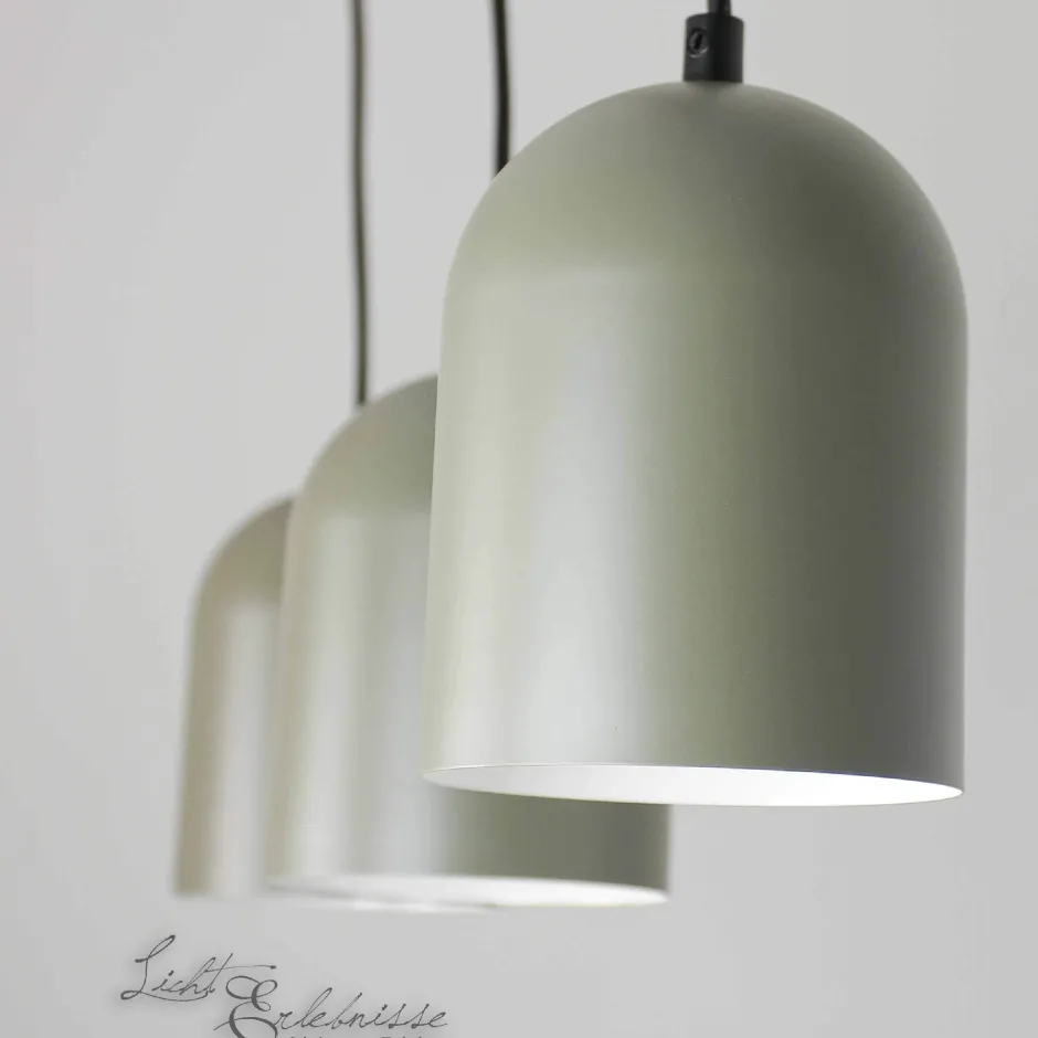 Luminex Hängeleuchte Esstisch 3-flammig Grau E27 verstellbar< Hängelampen|Esszimmer Lampen