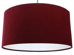 BPS Koncept Hängeleuchte Esstisch Innenlampe Ø40cm Rot Weiß Stoff< Hängelampen|Esszimmer Lampen